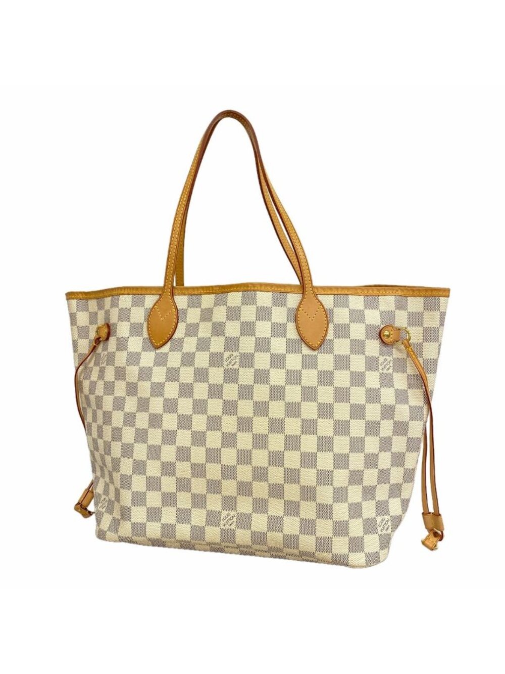 Louis Vuitton Tote Damier Azur Neverfull MM White